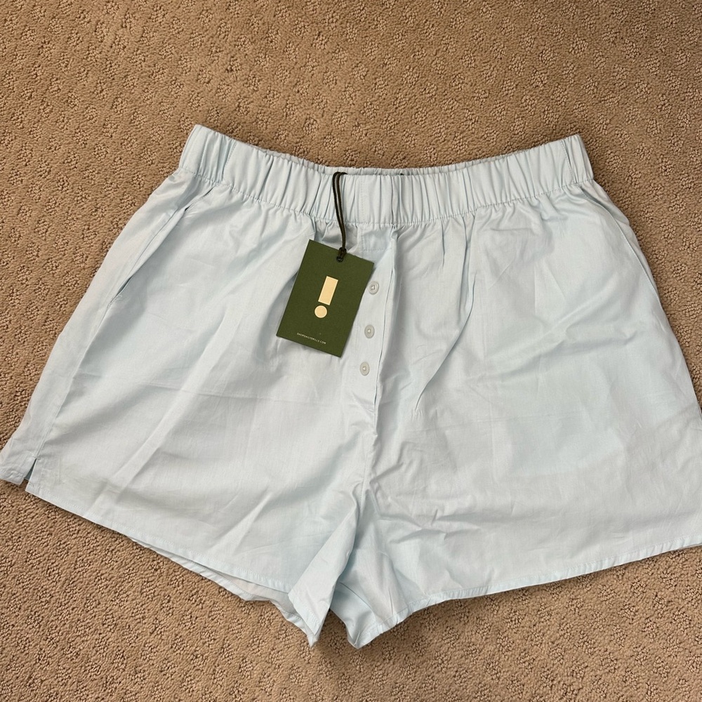 Daily Drills Poplin Resort Short- Light Blue